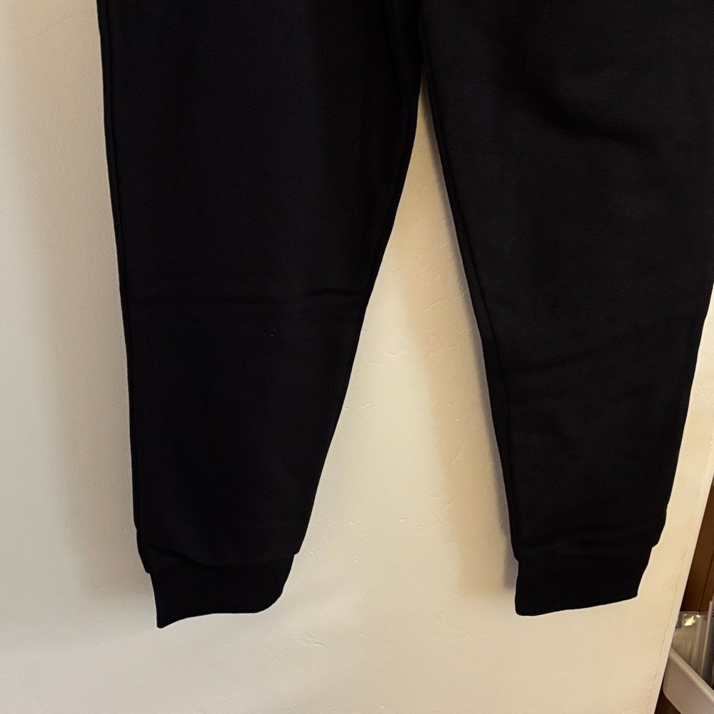 NWT Wanakome Black Joggers with White Drawstring Women’s XL IDA Terry - Picture 4 of 6